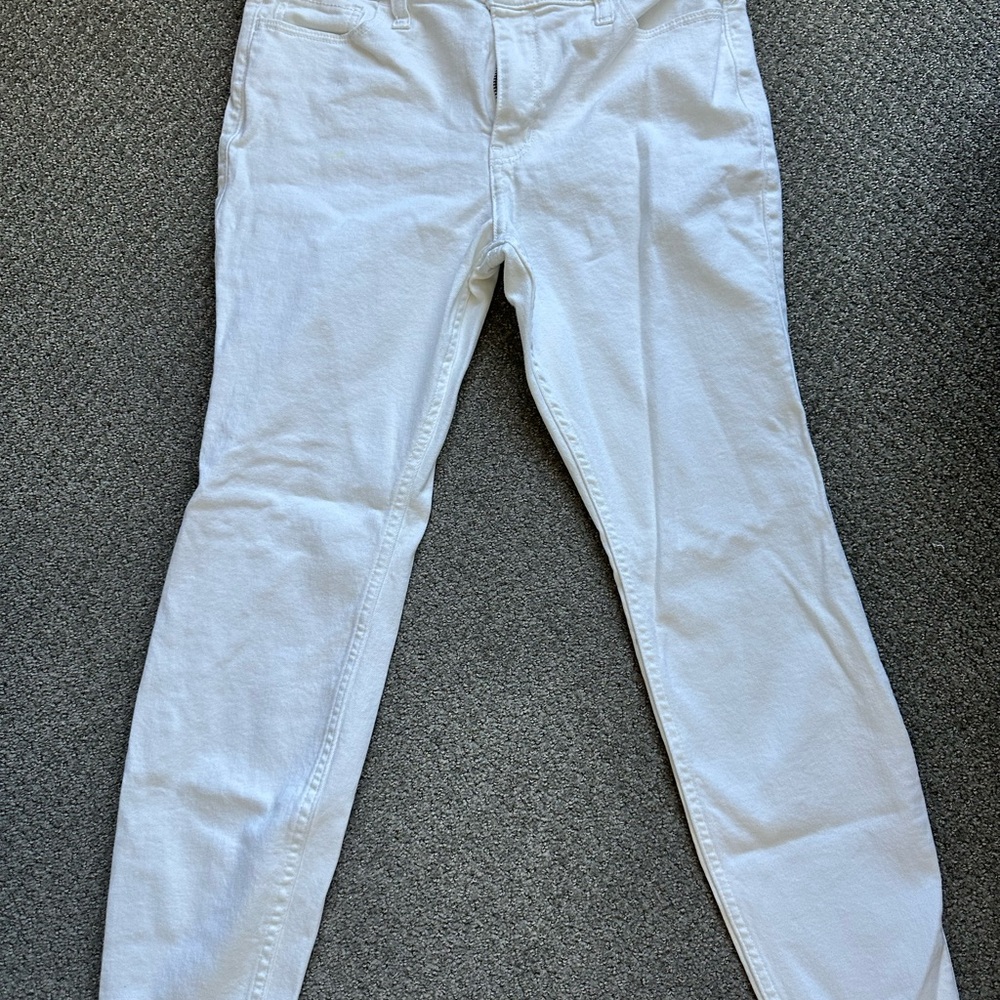Hollister Women's Skinny Jeans in White